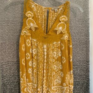 Lucky brand, yellow tank